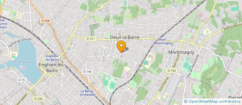 localisation de l'entreprise MADAME ALICE CHIRON  DEUIL-LA-BARRE