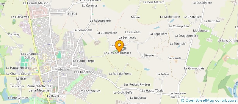 localisation de l'entreprise MADAME ALICE CIPOLLA  MELESSE