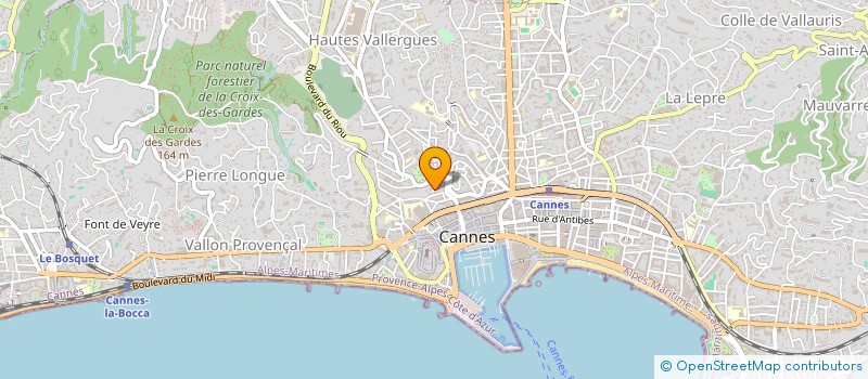 localisation de l'entreprise MADAME ALICE CIRENDINI à CANNES