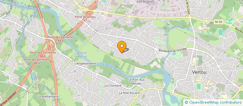 localisation de l'entreprise MADAME ALICE CLOUET  VERTOU