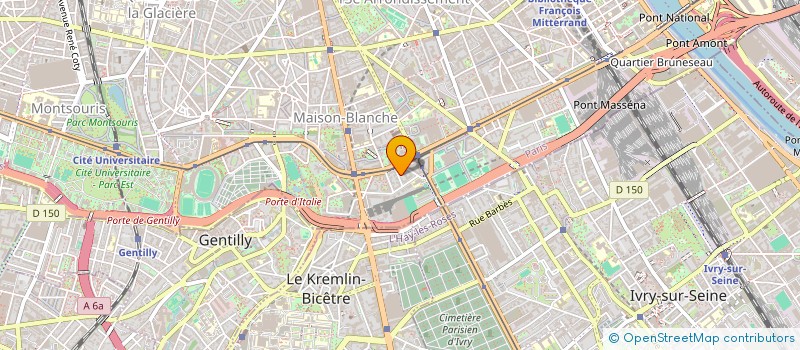 localisation de l'entreprise MADAME ALICE COLETTI  PARIS