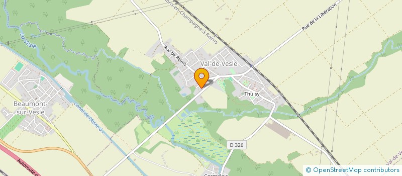 localisation de l'entreprise MADAME ALICE COLMART  VAL-DE-VESLE