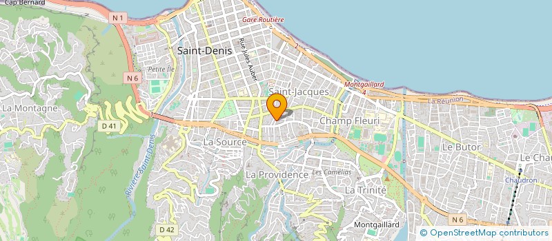 localisation de l'entreprise MADAME ALICE CORLOUER à SAINT-DENIS