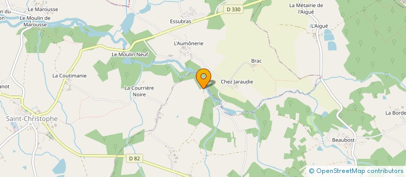 localisation de l'entreprise MADAME ALICE COX-HARRIS  MONTROLLET