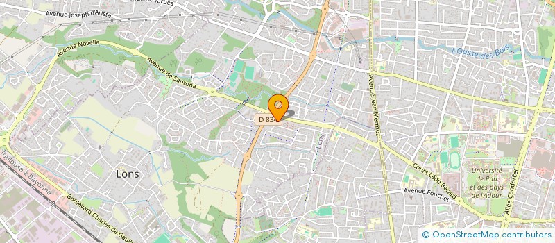 localisation de l'entreprise MADAME ALICE CUTAYAR  LONS