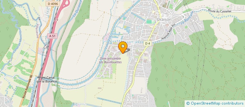 localisation de l'entreprise MADAME ALICE D'ALESSIO  ORAISON