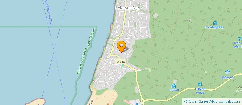 localisation de l'entreprise MADAME ALICE DALOISO à LA TESTE DE BUCH