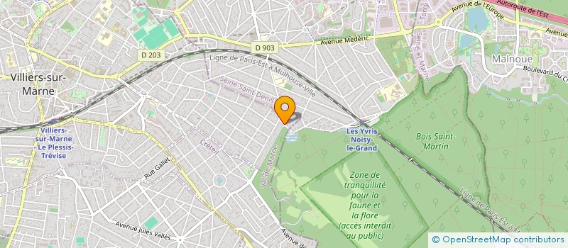 localisation de l'entreprise MADAME ALICE DAMBRUN  VILLIERS-SUR-MARNE