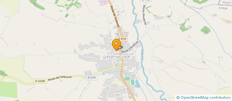 localisation de l'entreprise MADAME ALICE DASTUGUE à LEZAT-SUR-LEZE