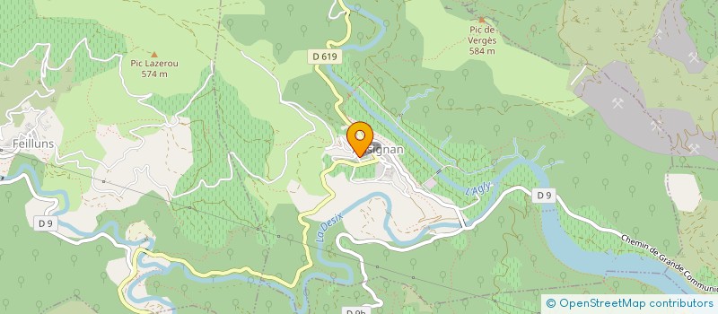 localisation de l'entreprise MADAME ALICE DE ARAUJO  ANSIGNAN