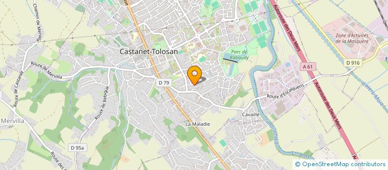localisation de l'entreprise MADAME ALICE DE BRITO à CASTANET-TOLOSAN