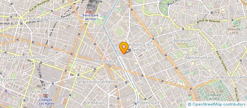 localisation de l'entreprise MADAME ALICE DE COMARMOND  PARIS 10