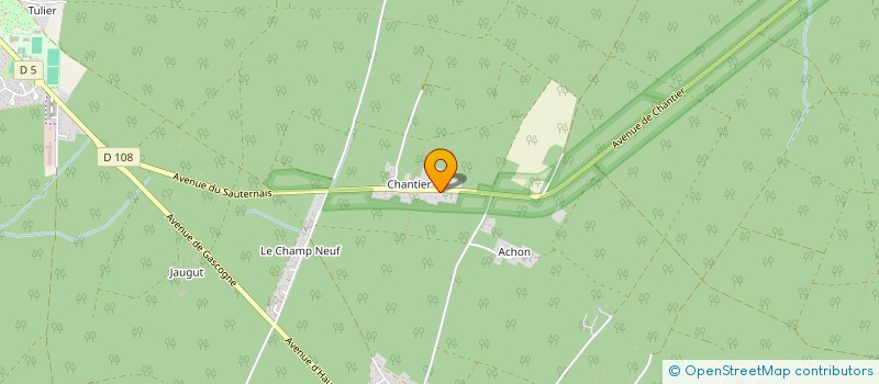 localisation de l'entreprise MADAME ALICE DE LA CROIX  LE BARP