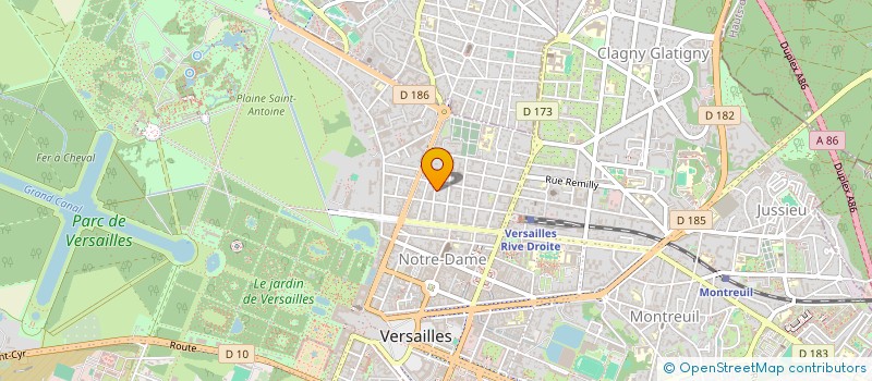localisation de l'entreprise MADAME ALICE DE LAVIGNE à VERSAILLES