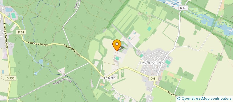 localisation de l'entreprise MADAME ALICE DE VASSART D'HOZIER  LES BREVIAIRES