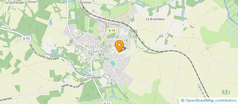 localisation de l'entreprise MADAME ALICE DEBUT  LE CHAMP-SAINT-PERE