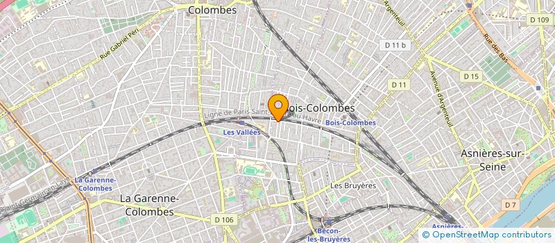 localisation de l'entreprise MADAME ALICE DELAFOSSE à BOIS-COLOMBES