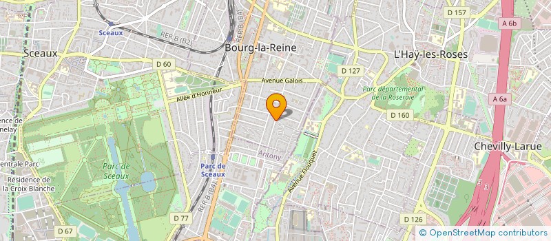 localisation de l'entreprise MADAME ALICE DELAMAIRE  BOURG-LA-REINE