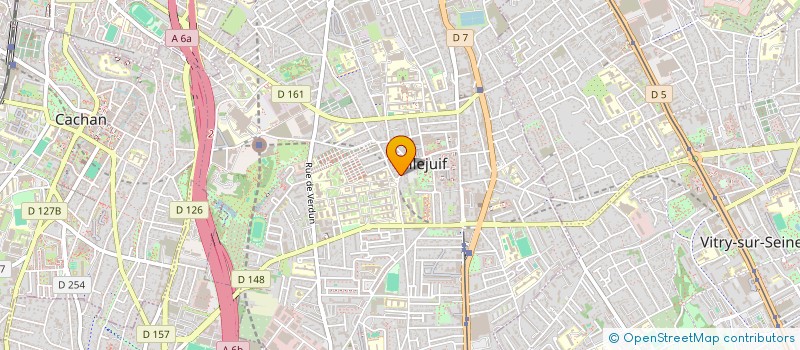 localisation de l'entreprise MADAME ALICE DELARCHE  VILLEJUIF