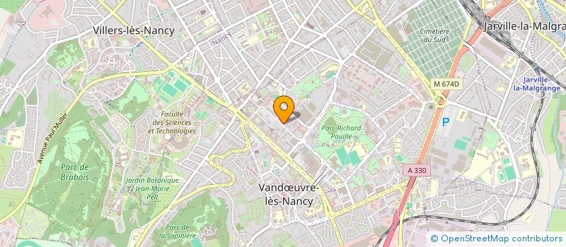 localisation de l'entreprise MADAME ALICE DELECAMBRE à VANDŒUVRE-LES-NANCY