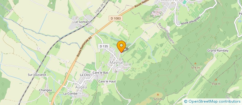 localisation de l'entreprise MADAME ALICE DELIGIOS  MAYNAL