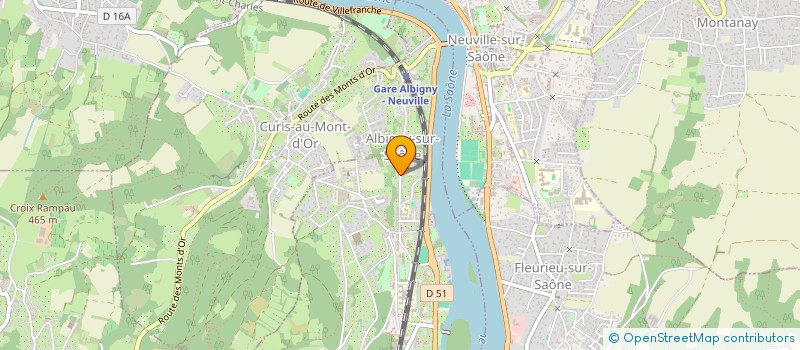 localisation de l'entreprise MADAME ALICE DELIGNE  ALBIGNY-SUR-SAONE