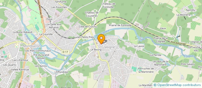 localisation de l'entreprise MADAME ALICE DELOULE  VEIGNE