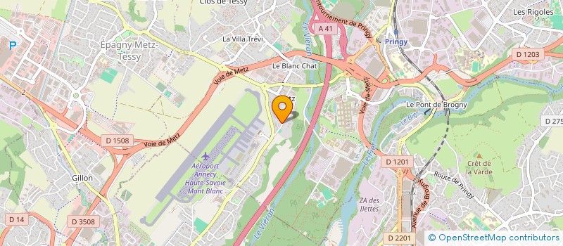 localisation de l'entreprise MADAME ALICE DEMARCY  EPAGNY METZ-TESSY