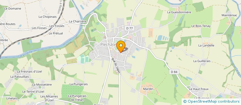 localisation de l'entreprise MADAME ALICE DENIEUL  PLECHATEL