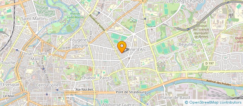localisation de l'entreprise MADAME ALICE DENYS DE BONNAVENTURE à RENNES