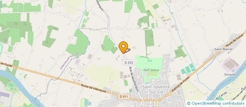 localisation de l'entreprise MADAME ALICE DESPRATS  SAINT-SYLVESTRE-SUR-LOT