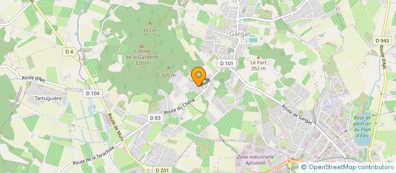 localisation de l'entreprise MADAME ALICE DEVAUJANY  GARGAS