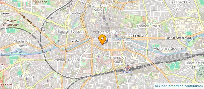 localisation de l'entreprise MADAME ALICE DEVILLERS  RENNES