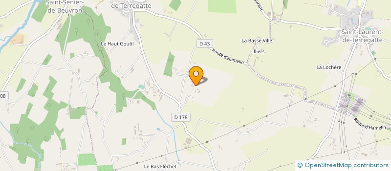 localisation de l'entreprise MADAME ALICE DEVILLY  SAINT-AUBIN-DE-TERREGATTE