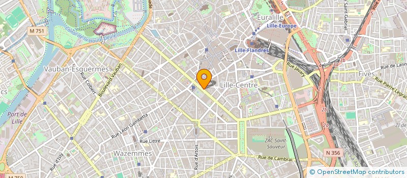 localisation de l'entreprise MADAME ALICE DHONTE à LILLE