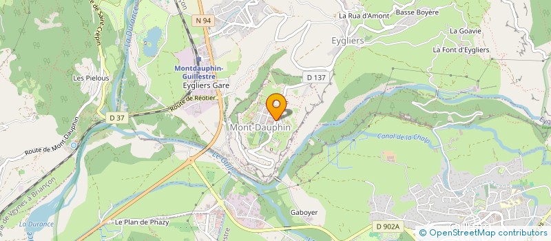 localisation de l'entreprise MADAME ALICE DIONNET  MONT-DAUPHIN