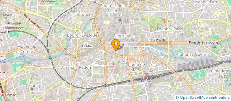 localisation de l'entreprise MADAME ALICE DIRAISON à RENNES