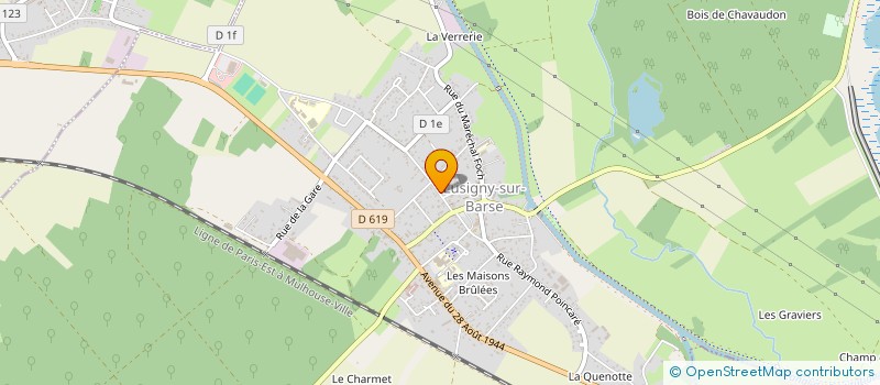 localisation de l'entreprise MADAME ALICE DONNER  ESSERT-ROMAND