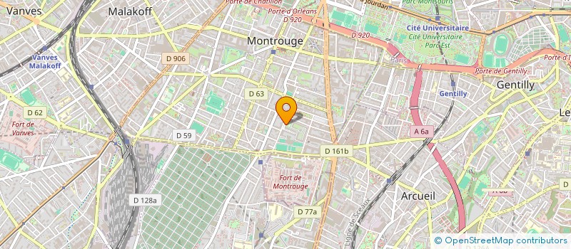 localisation de l'entreprise MADAME ALICE DORBES à MONTROUGE