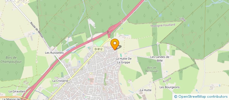 localisation de l'entreprise MADAME ALICE DOUA  THORIGNE-FOUILLARD