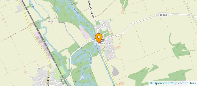 localisation de l'entreprise MADAME ALICE DUCROUX-LIEBART  SOULANGES