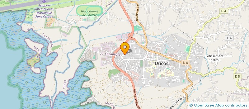 localisation de l'entreprise MADAME ALICE DUGUET  DUCOS