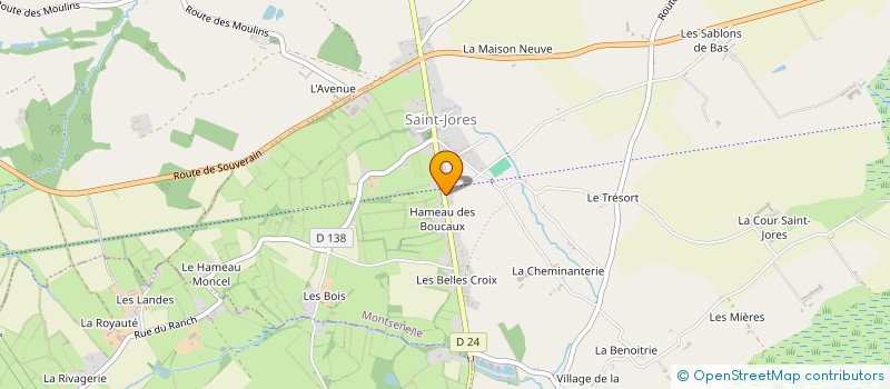 localisation de l'entreprise MADAME ALICE DUJARDIN  MONTSENELLE