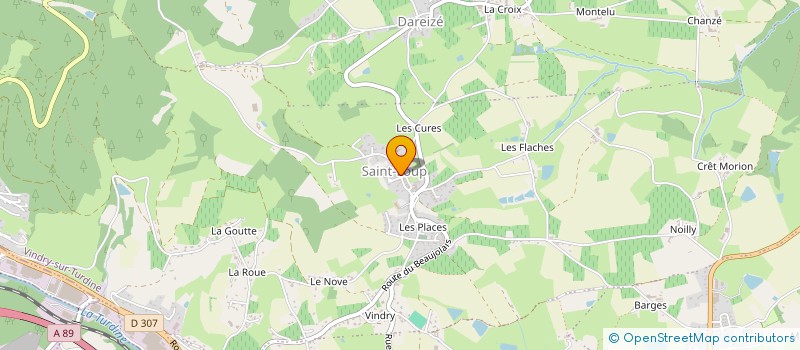 localisation de l'entreprise MADAME ALICE DUMAS  VINDRY-SUR-TURDINE