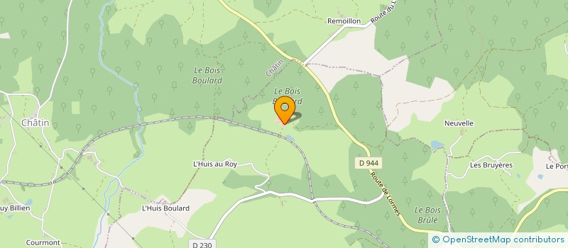 localisation de l'entreprise MADAME ALICE DURUISSEAU à ST-HILAIRE-EN-MORVAN