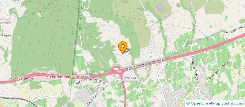 localisation de l'entreprise MADAME ALICE ESTIENNE  LA CADIERE-D'AZUR