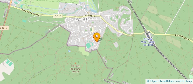 localisation de l'entreprise MADAME ALICE EUDIER  COYE-LA-FORET