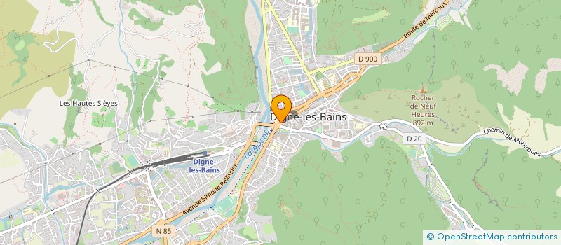 localisation de l'entreprise MADAME ALICE EUVRARD à DIGNE-LES-BAINS
