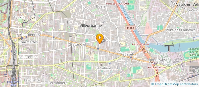 localisation de l'entreprise MADAME ALICE FALLETTI  VILLEURBANNE