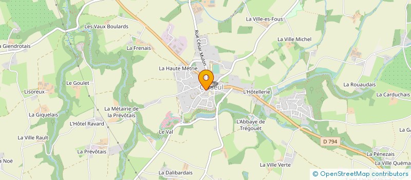 localisation de l'entreprise MADAME ALICE FANOUILLERE à LE MENE